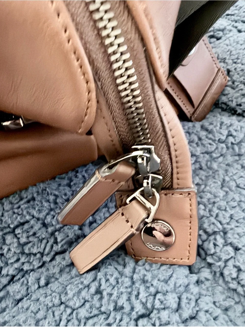 Tumi Brown Leather Duffel - Medium Weekender